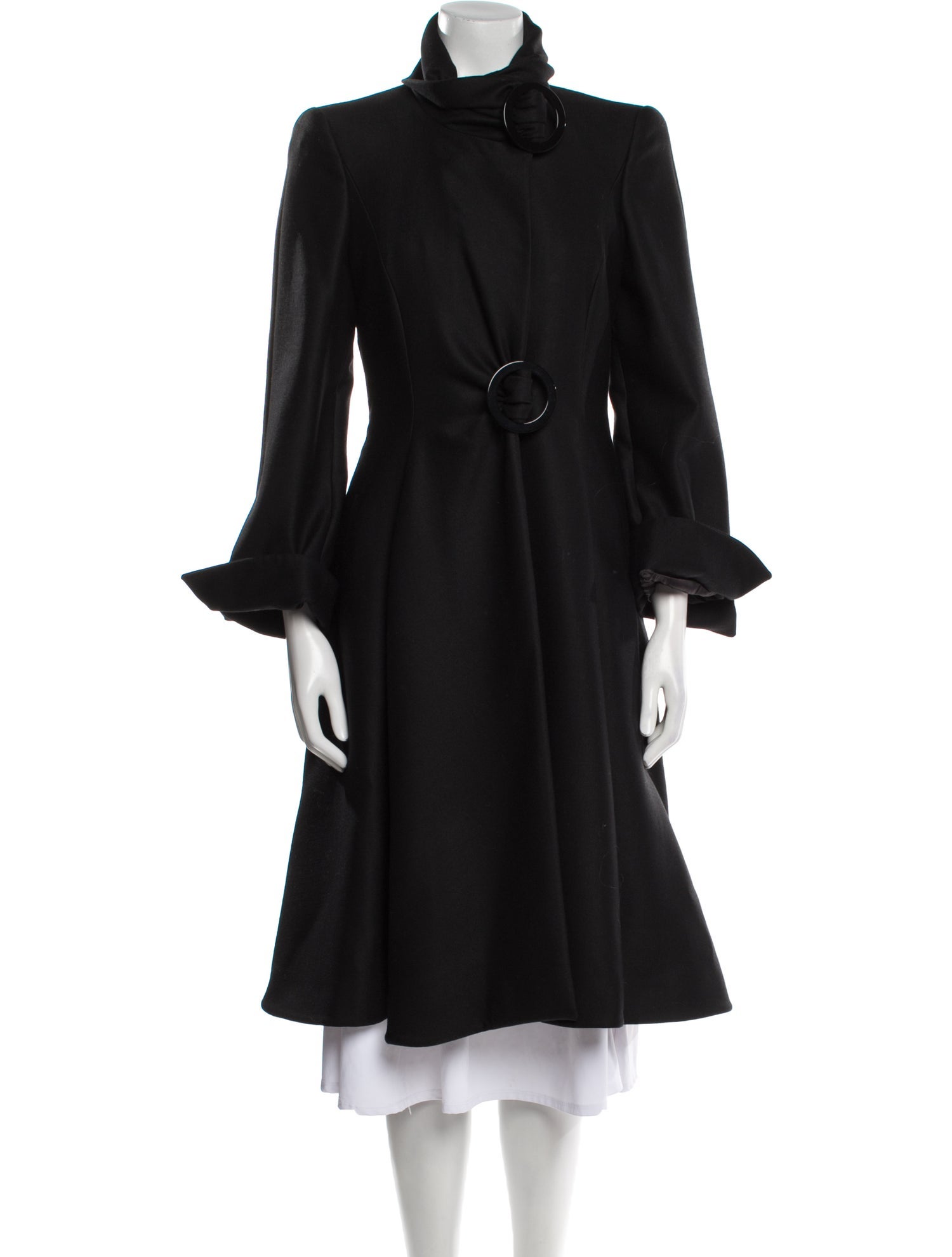 Giorgio Armani Wool Trench Coat