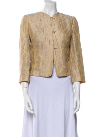 Giorgio Armani Tweed Pattern Evening Jacket