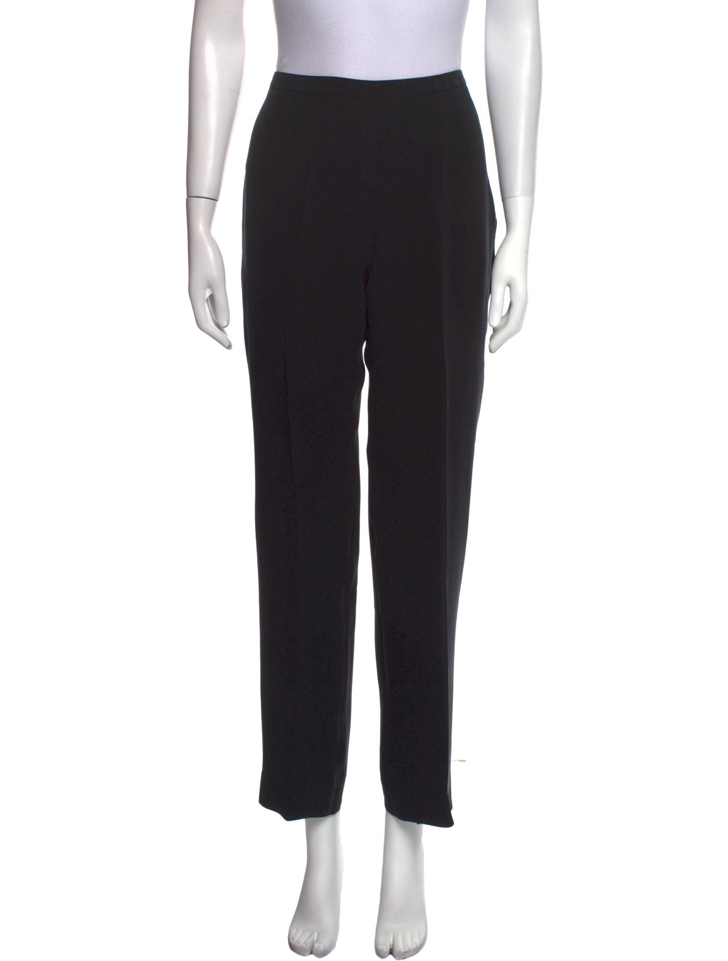 Giorgio Armani Silk Straight Leg Pants