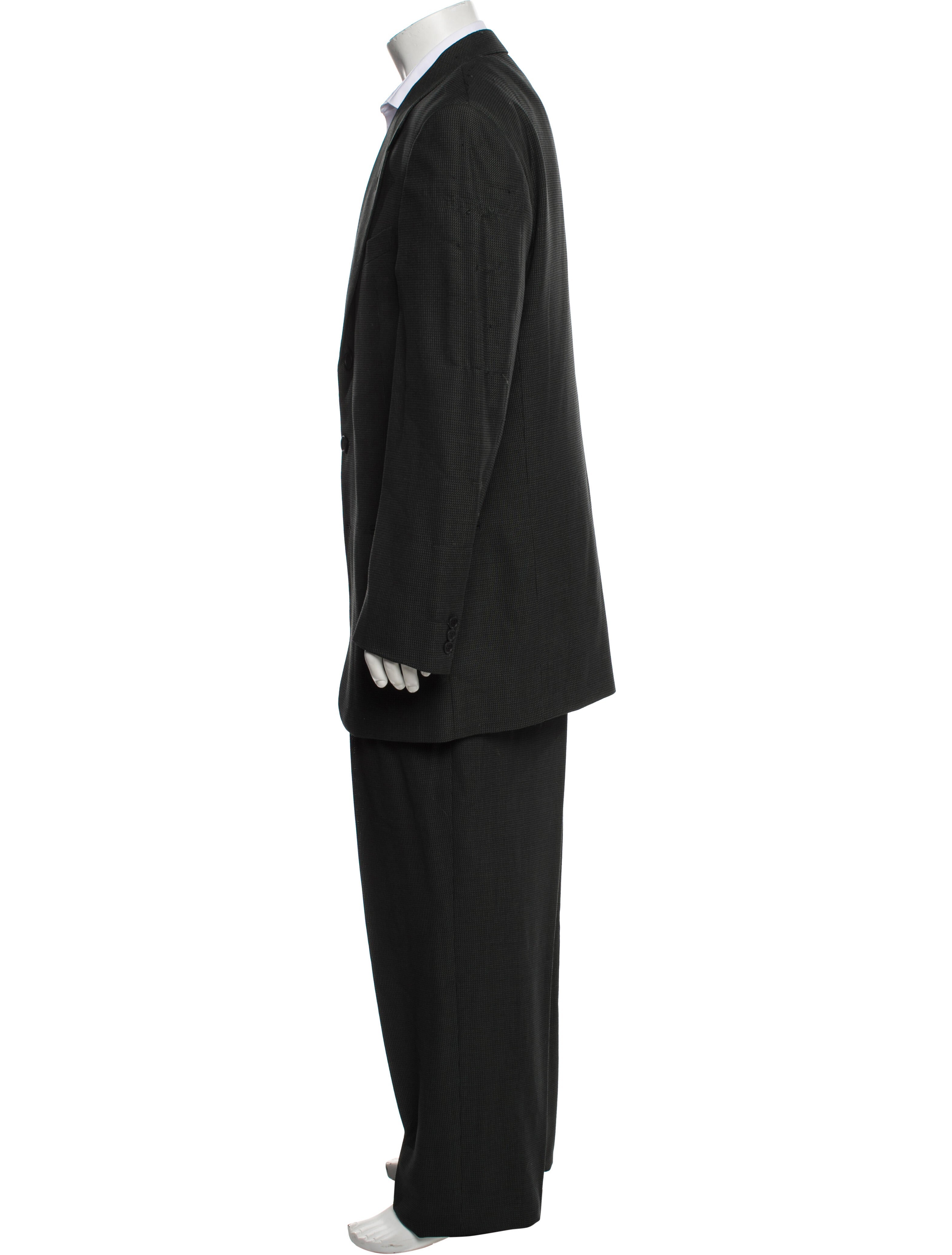 Giorgio Armani Virgin Wool Two-Piece Blazer