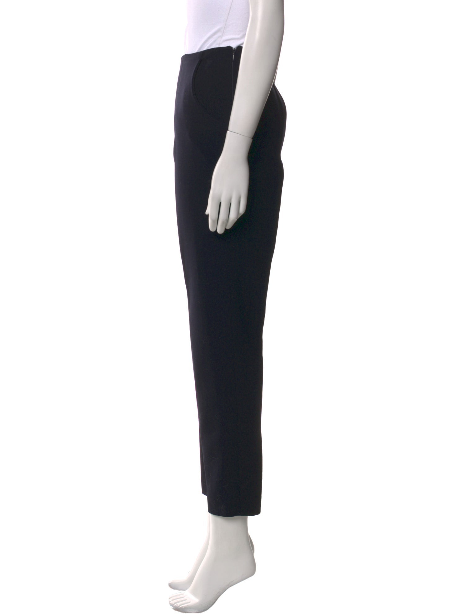 Giorgio Armani Virgin Wool Straight Leg Pants