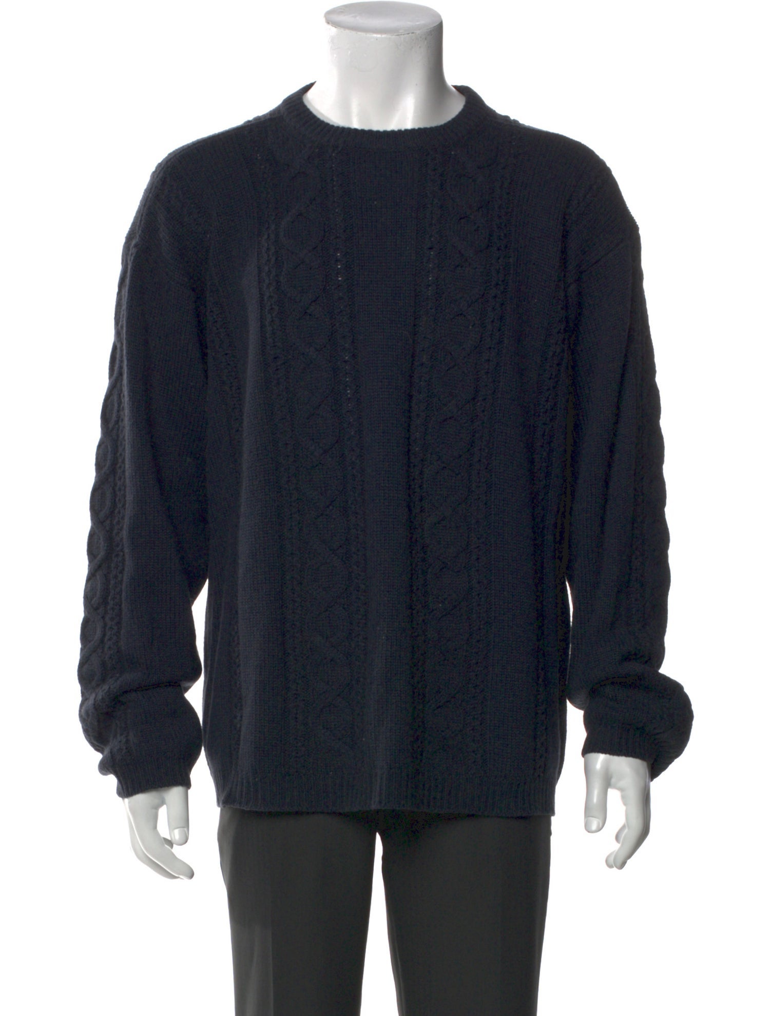Giorgio Armani Camel Hair Crew Neck Pullover