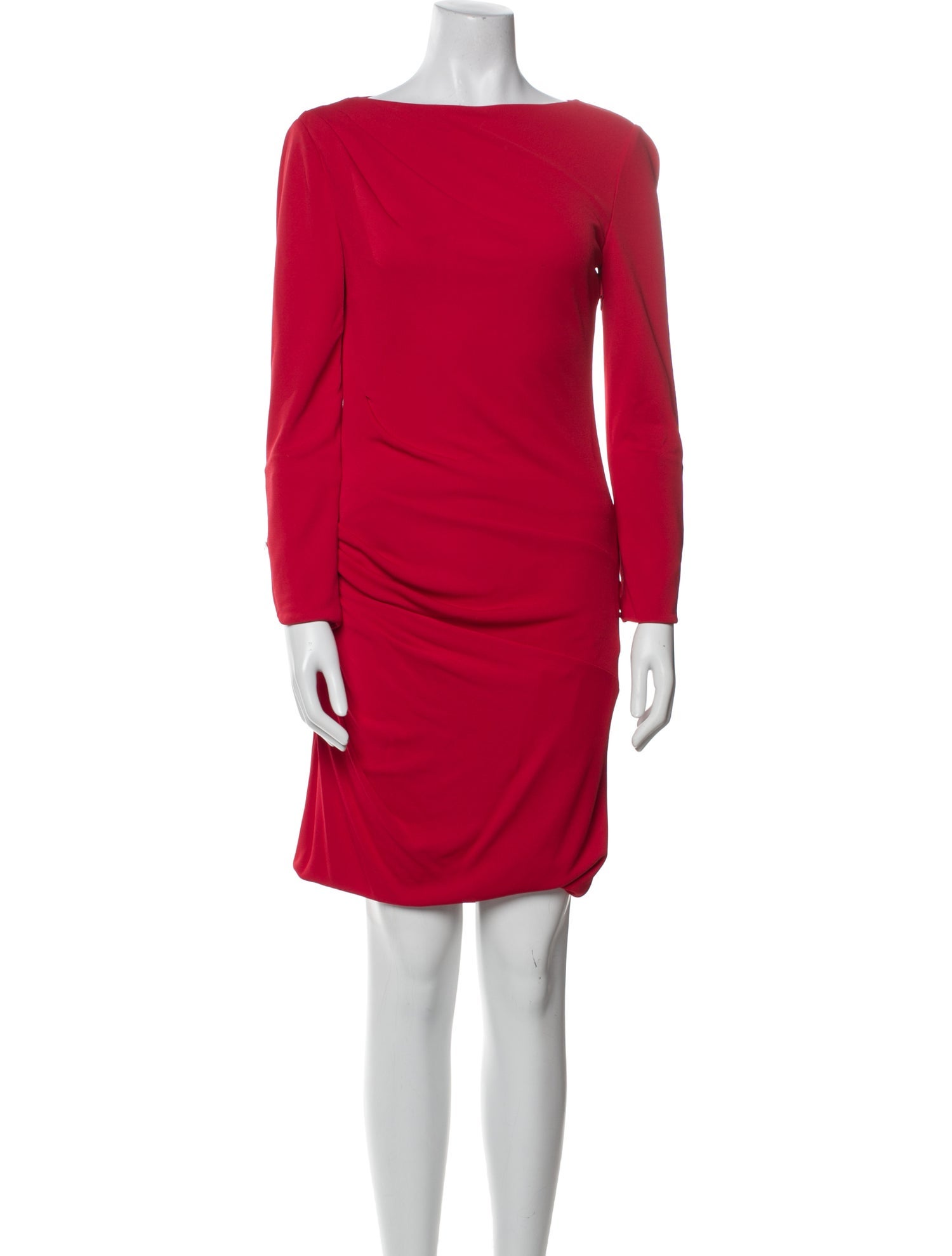 Giorgio Armani Bateau Neckline Knee-Length Dress