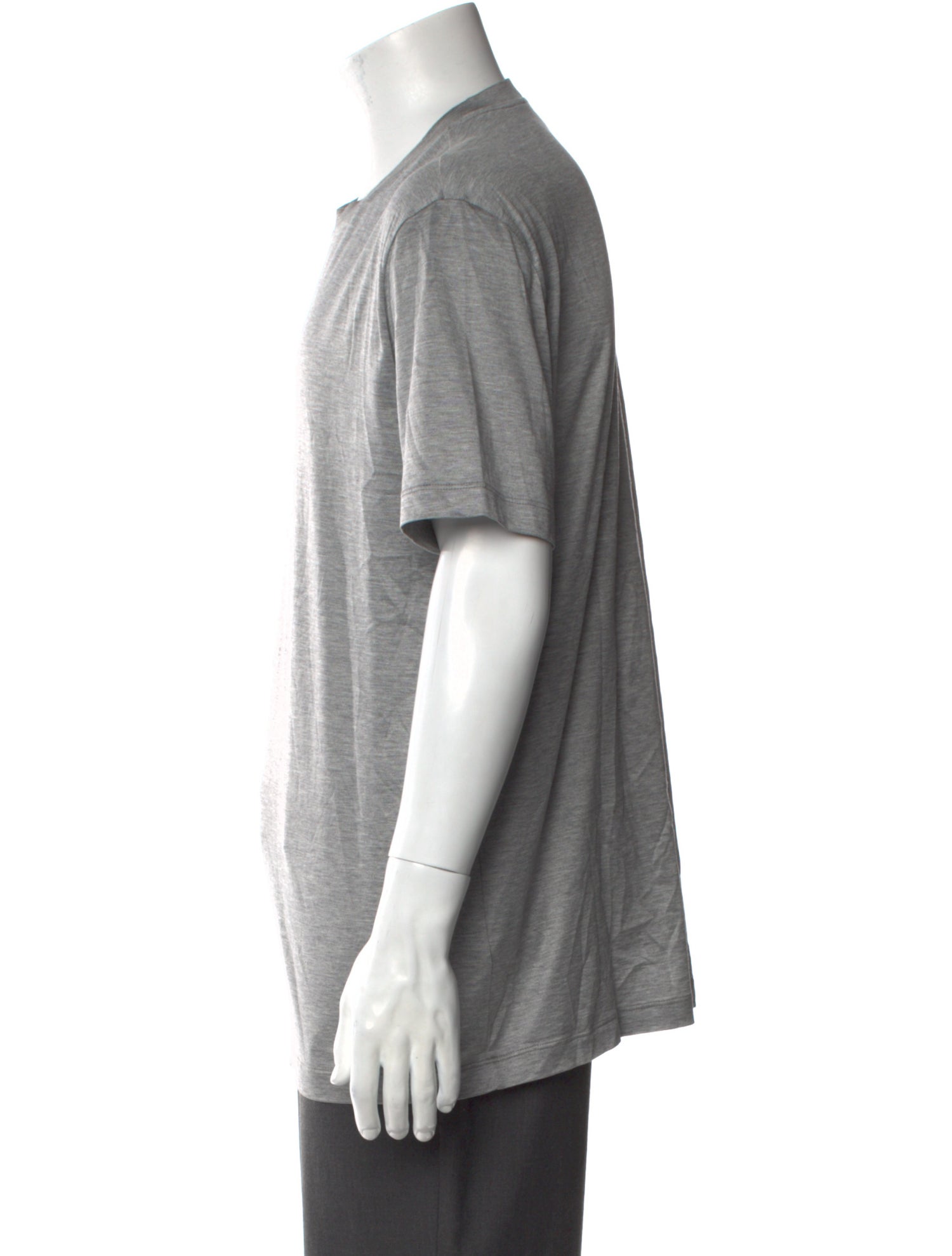 Giorgio Armani Silk Crew Neck T-Shirt
