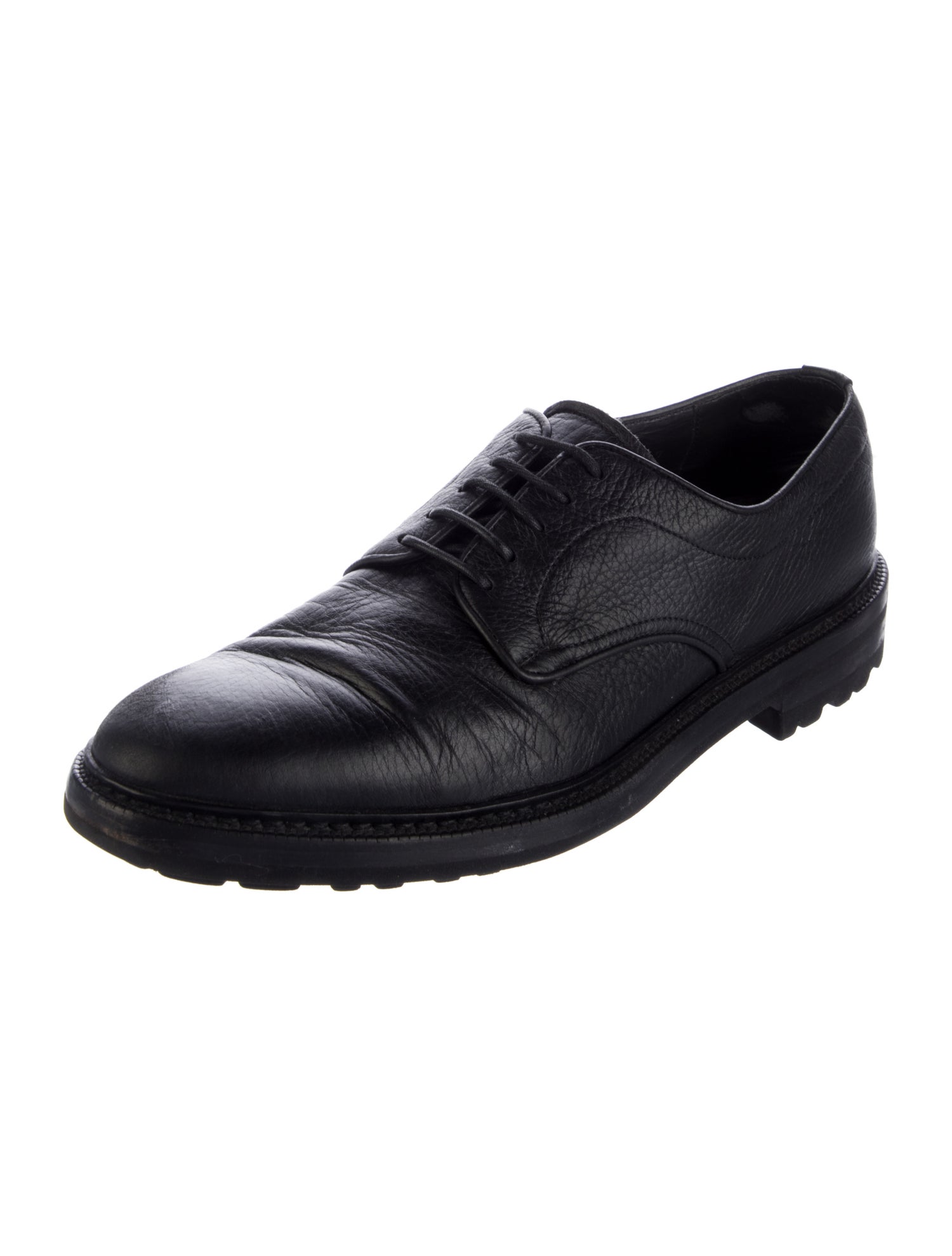 Giorgio Armani Leather Derby Shoes