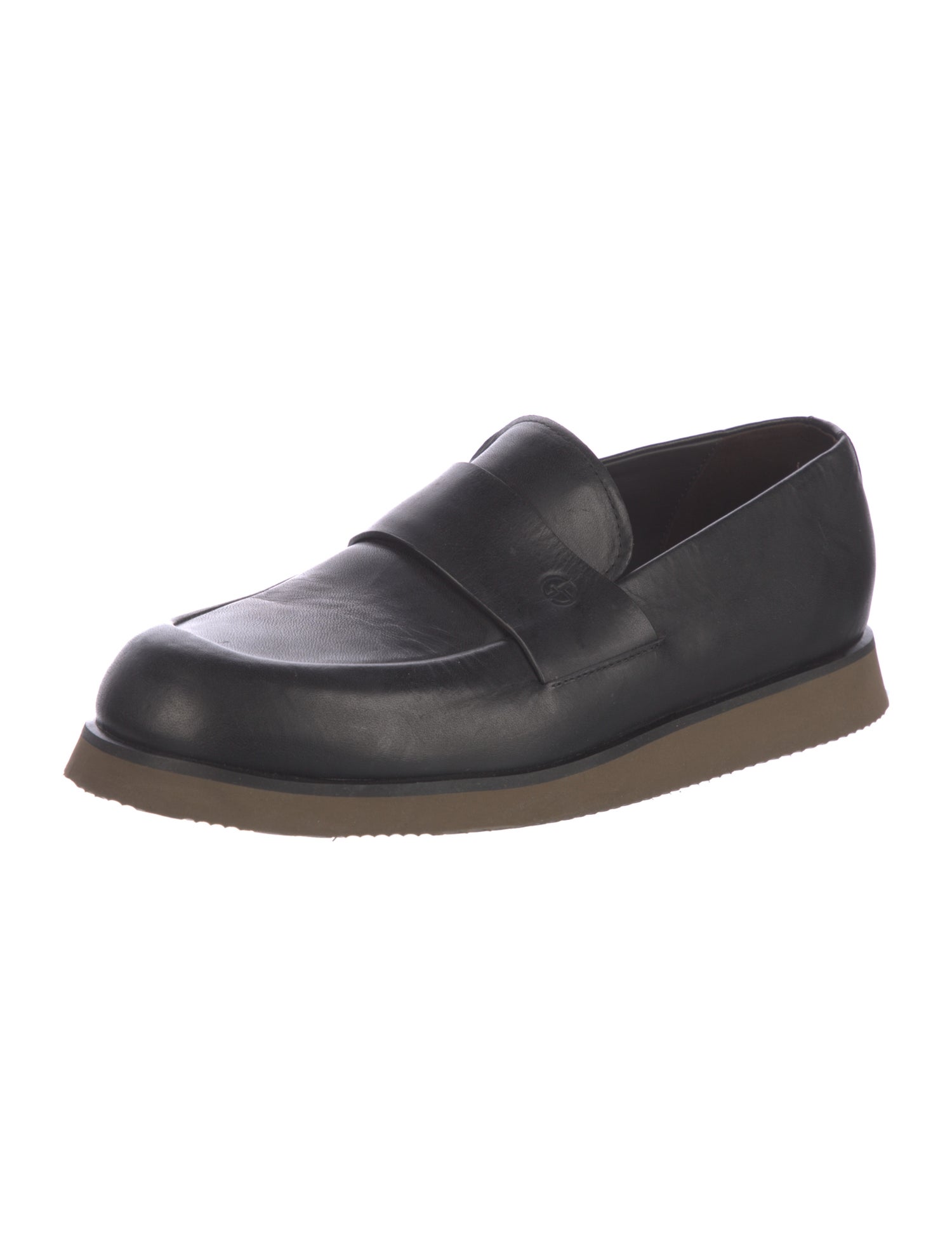 Giorgio Armani Leather Dress Loafers