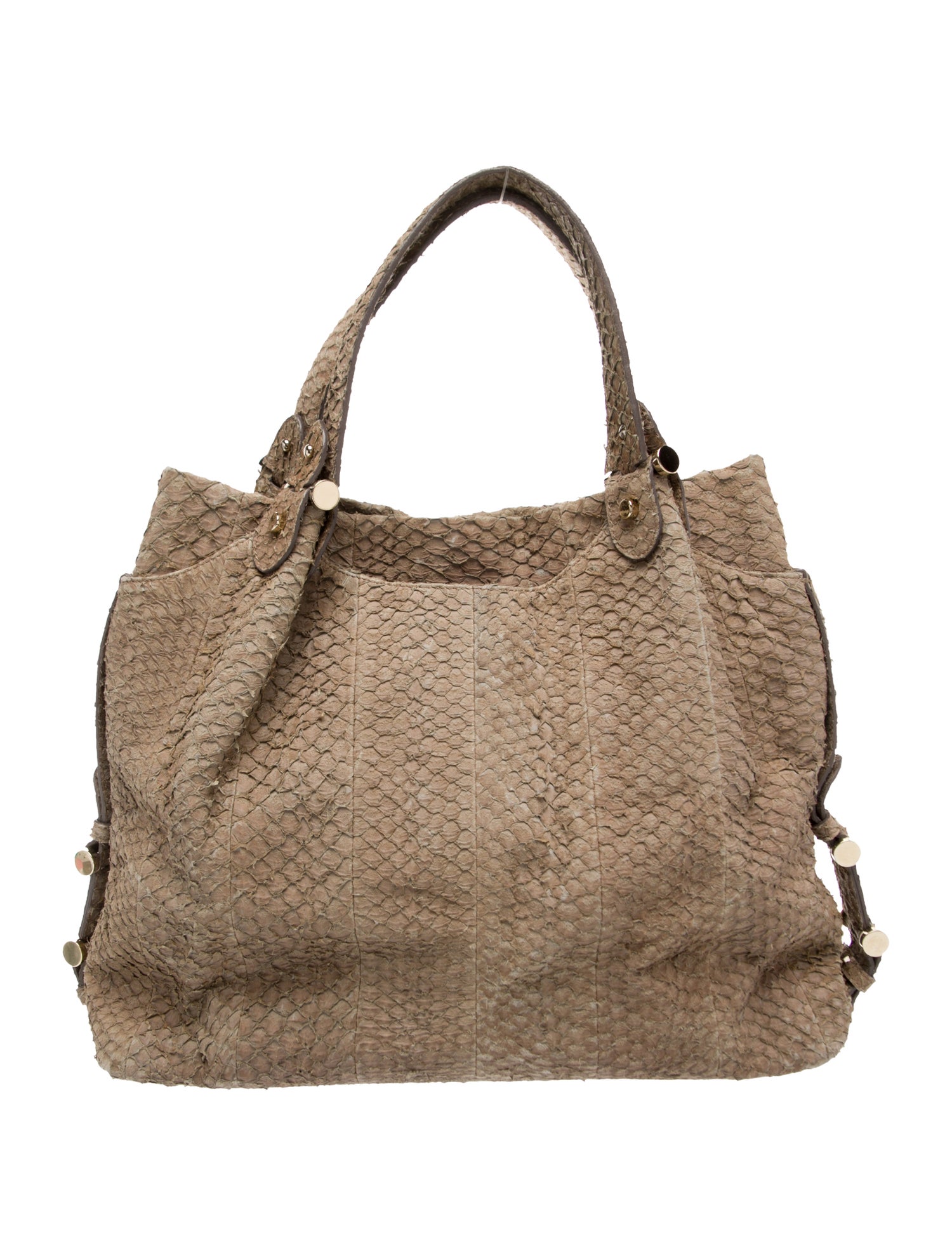 Giorgio Armani Leather Top Handle Bag