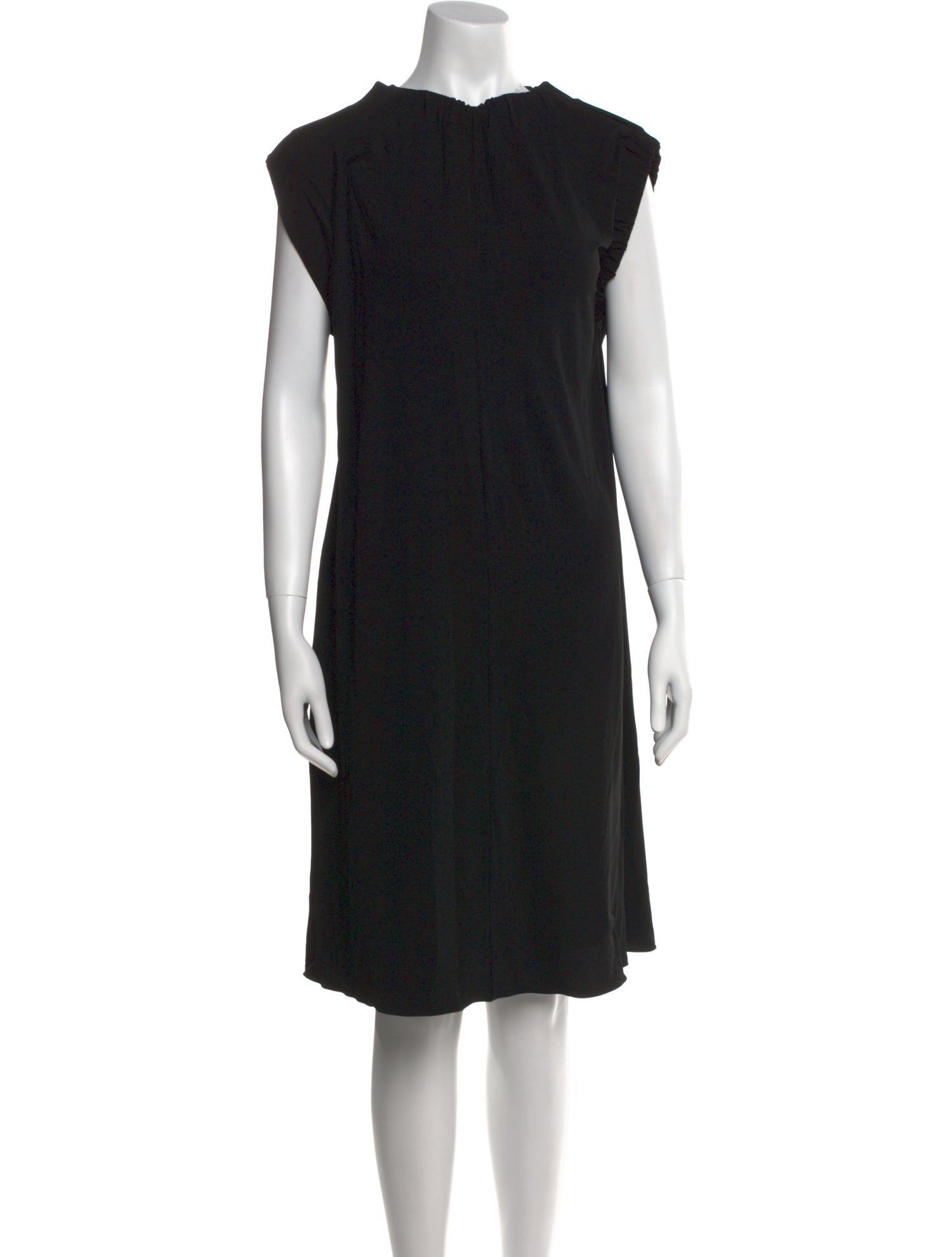 Giorgio Armani Crew Neck Knee-Length Dress