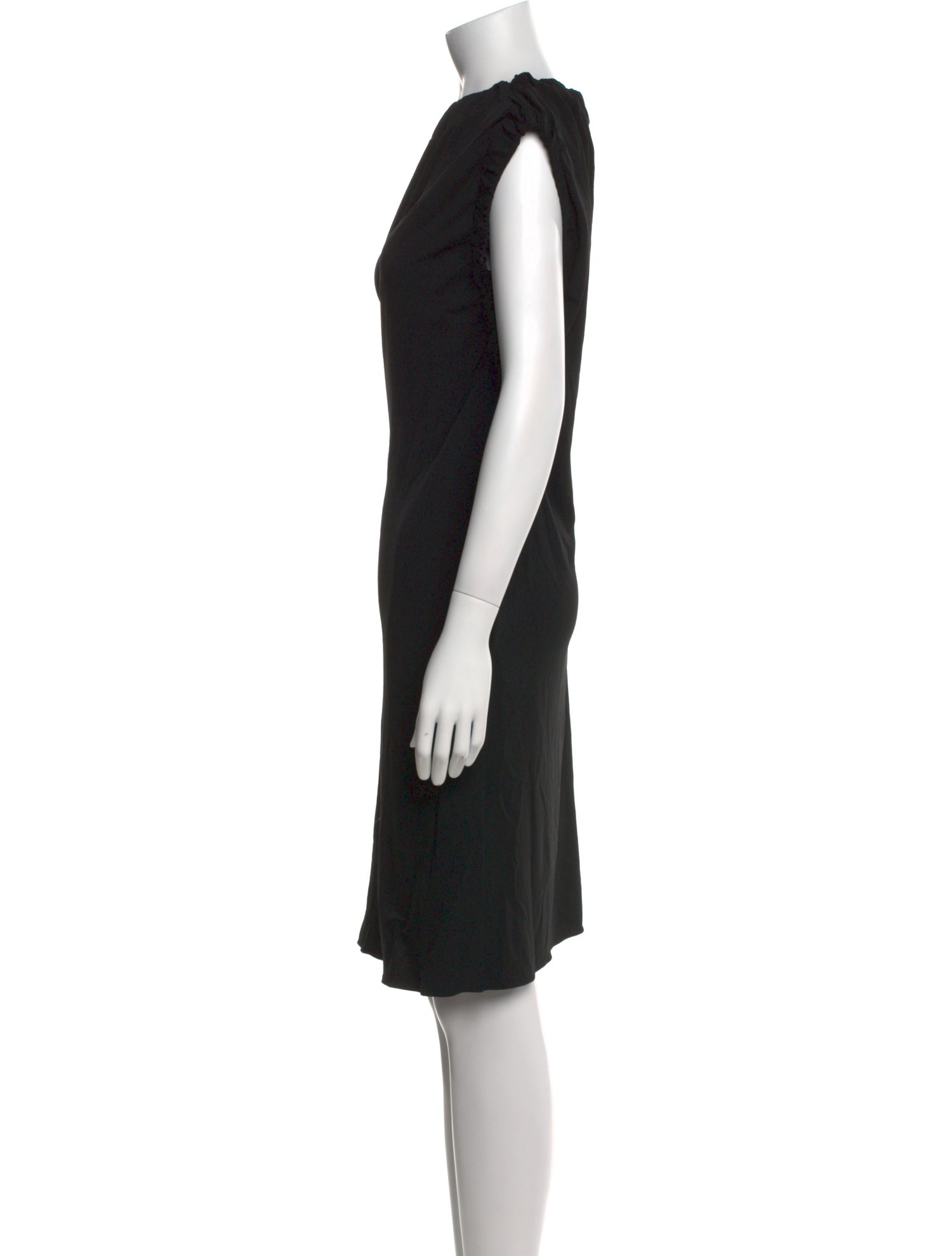 Giorgio Armani Crew Neck Knee-Length Dress