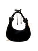 Giorgio Armani Velvet Top Handle Bag