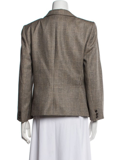 Giorgio Armani Plaid Print Blazer