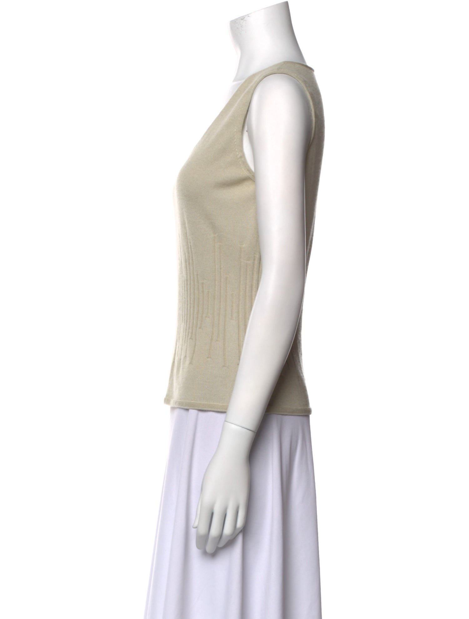 Giorgio Armani Cashmere V-Neck Top