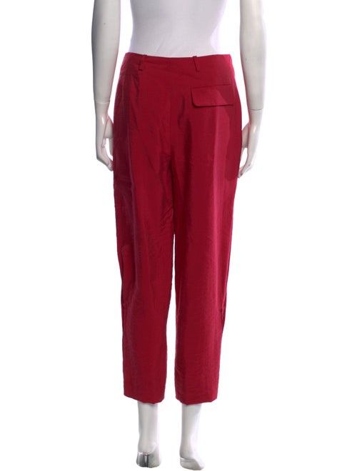 Giorgio Armani Silk Straight Leg Pants