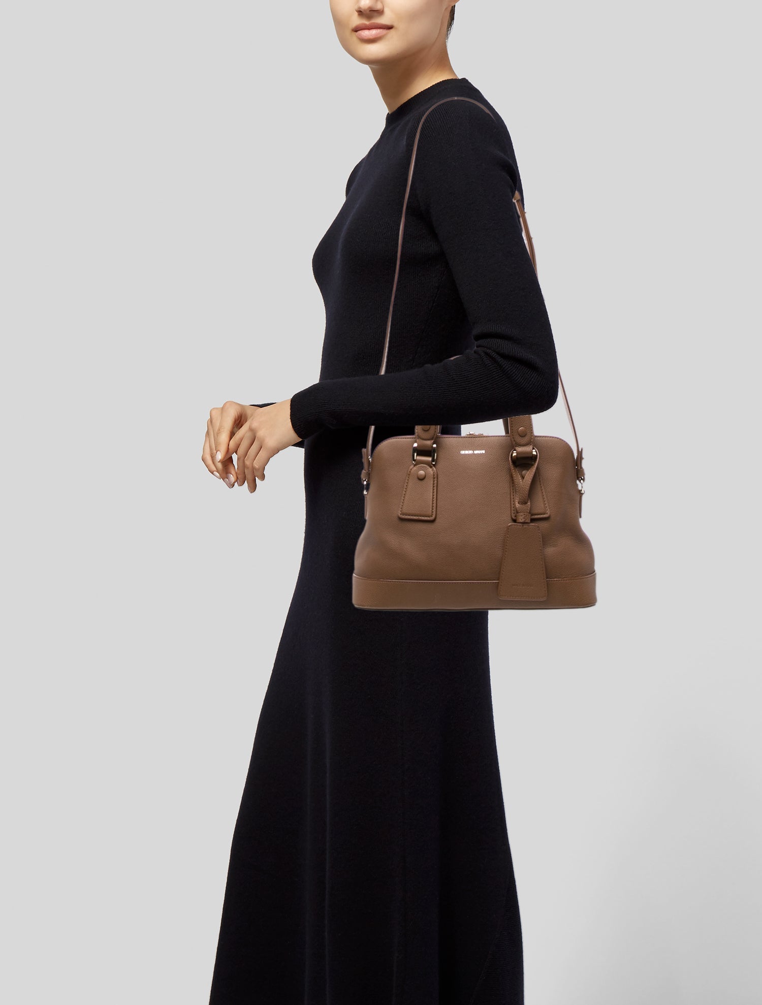 Giorgio Armani Leather Shoulder Bag