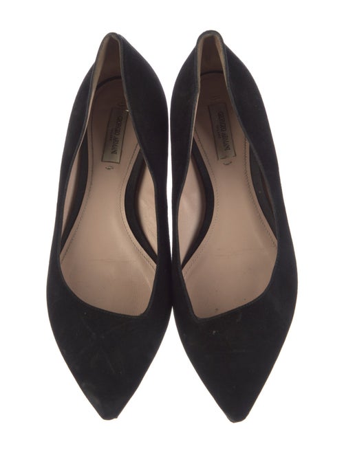 Giorgio Armani Suede Flats