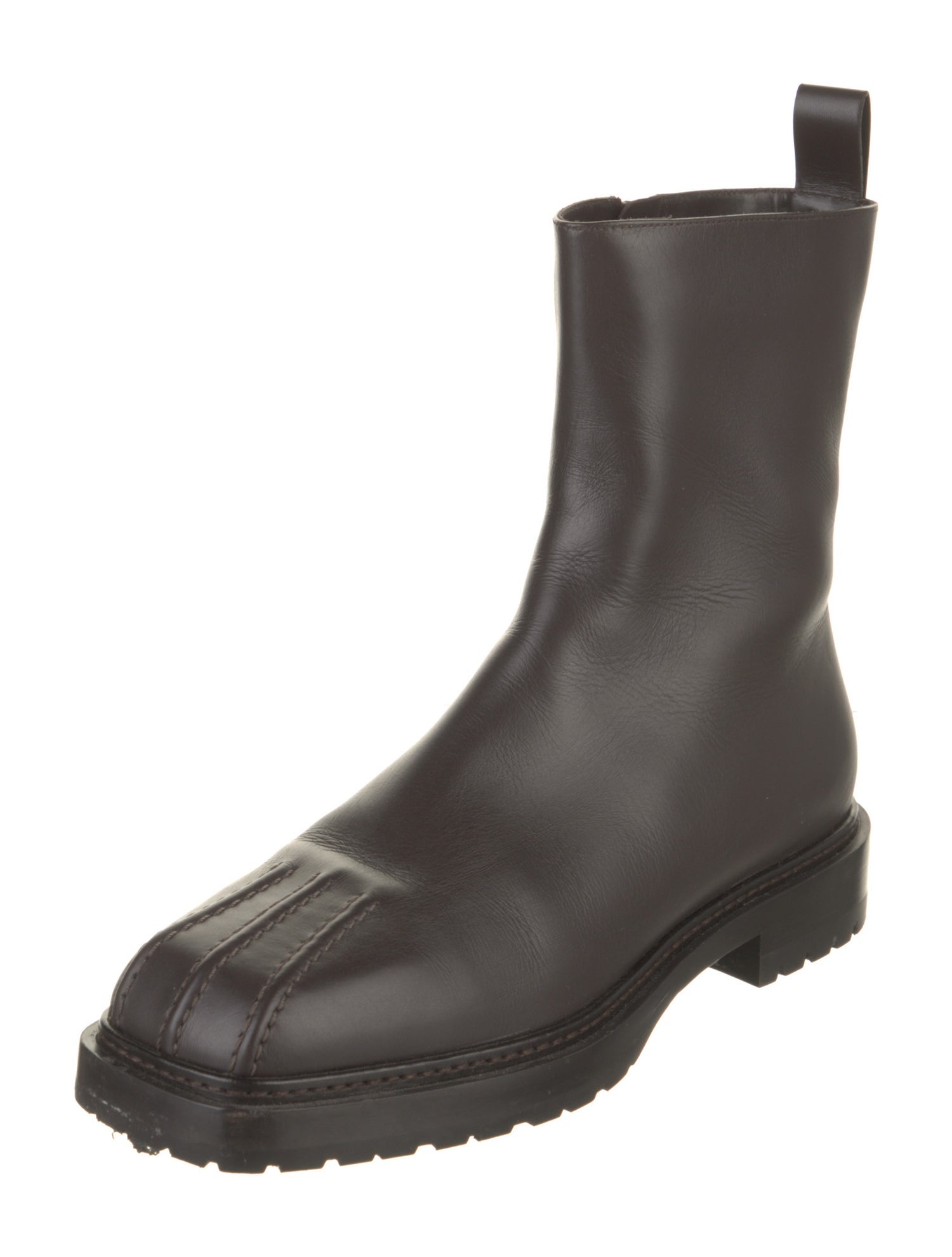 Giorgio Armani Leather Chelsea Boots