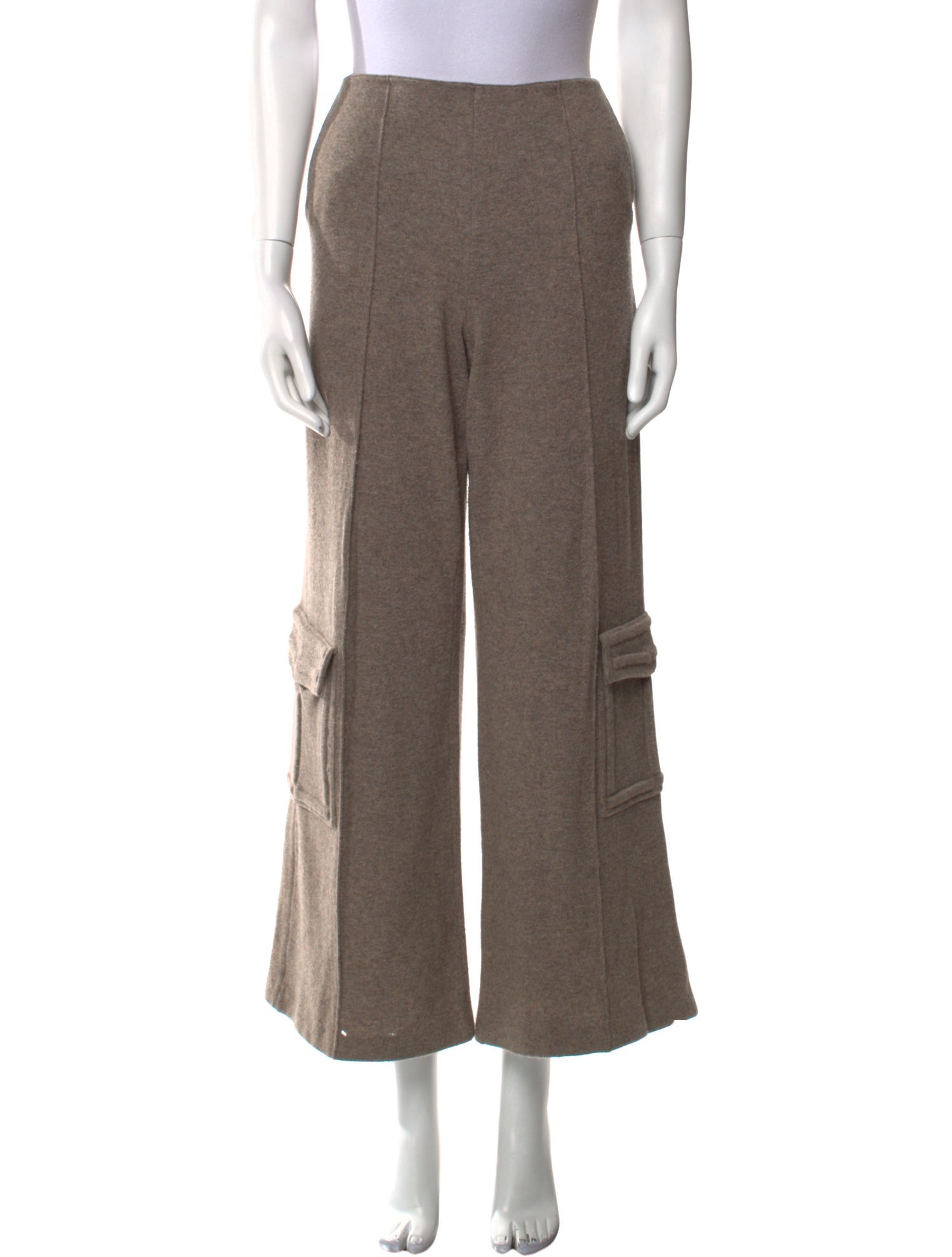 Giorgio Armani Virgin Wool Wide Leg Pants