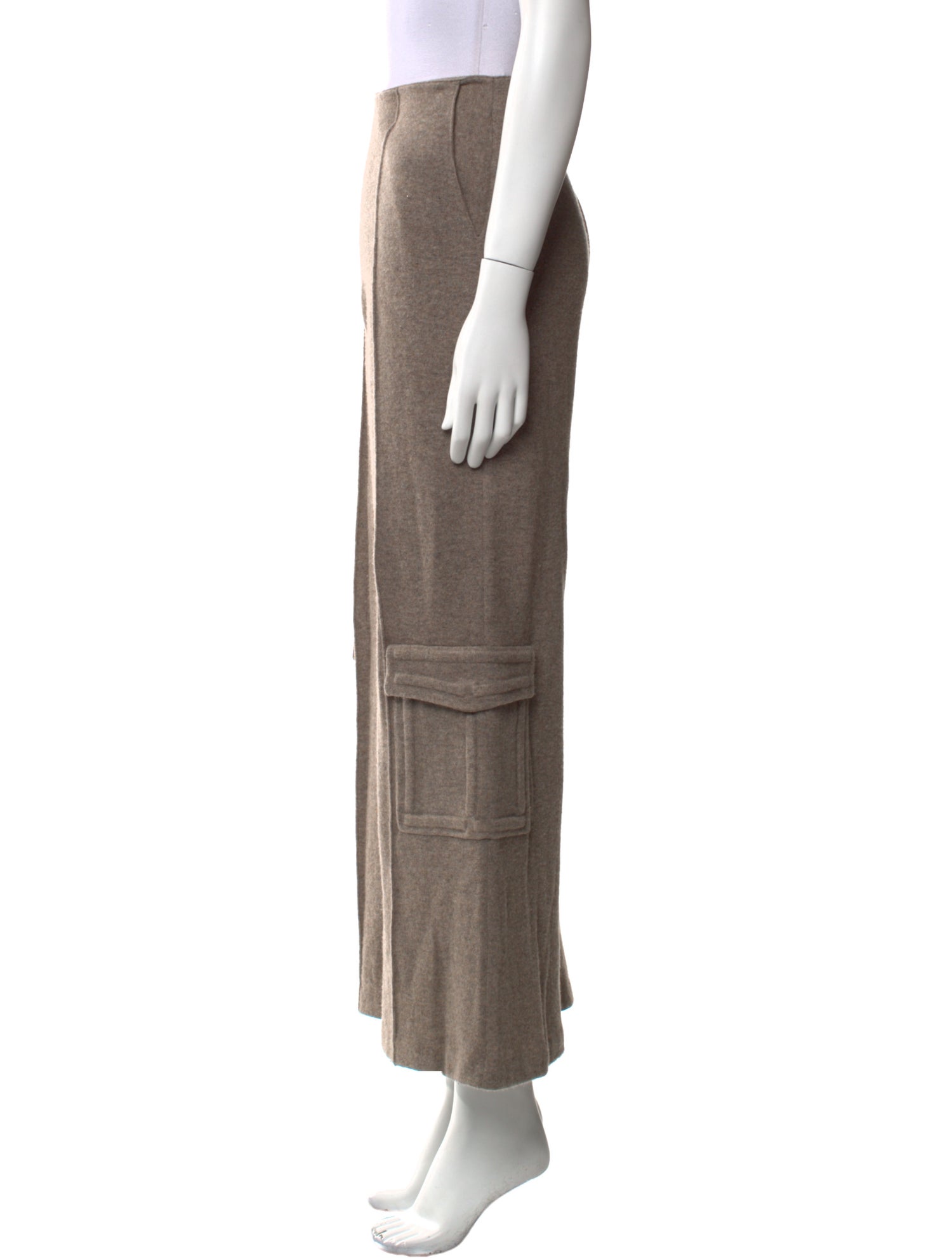 Giorgio Armani Virgin Wool Wide Leg Pants