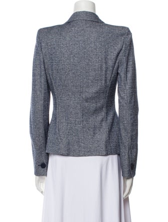 Giorgio Armani Tweed Pattern Blazer