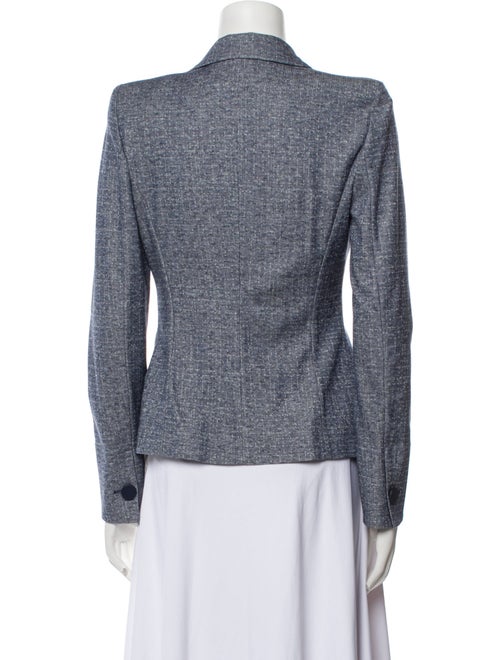 Giorgio Armani Tweed Pattern Blazer