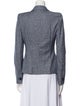 Giorgio Armani Tweed Pattern Blazer