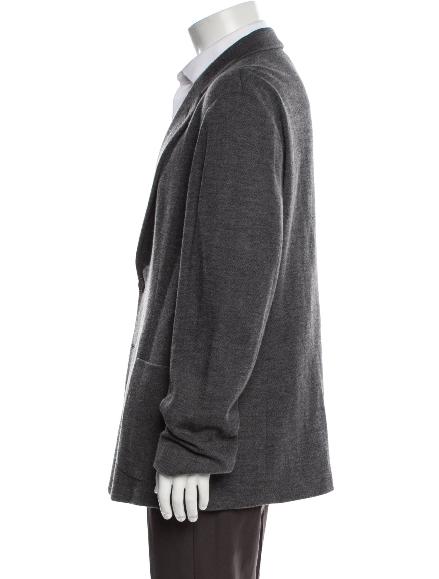Giorgio Armani Virgin Wool Peacoat