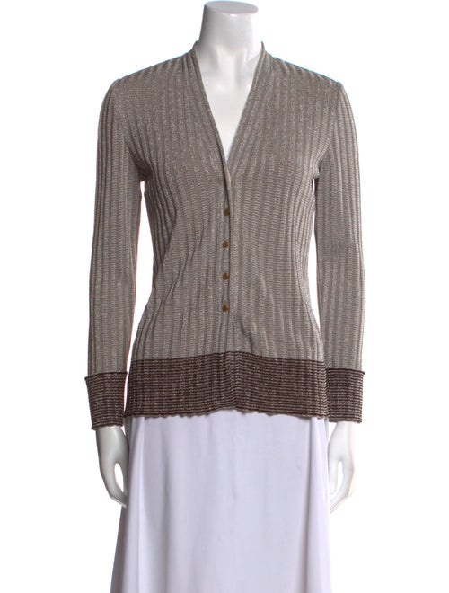 Giorgio Armani Printed V-Neck Top