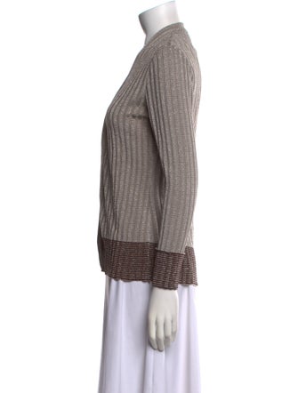 Giorgio Armani Printed V-Neck Top