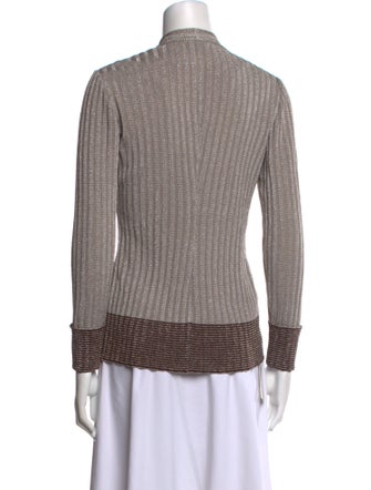 Giorgio Armani Printed V-Neck Top