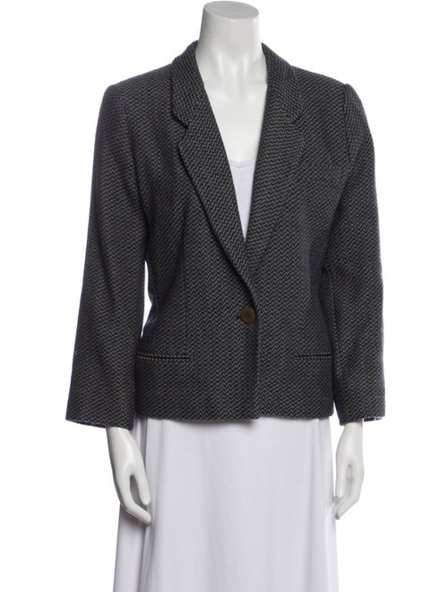Giorgio Armani Wool Printed Blazer