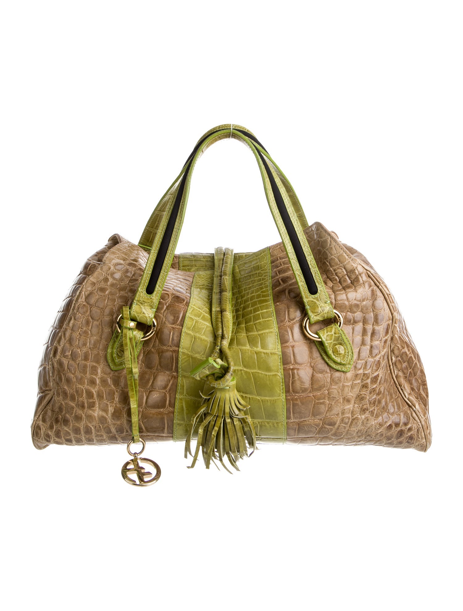 Giorgio Armani Leather Top Handle Bag