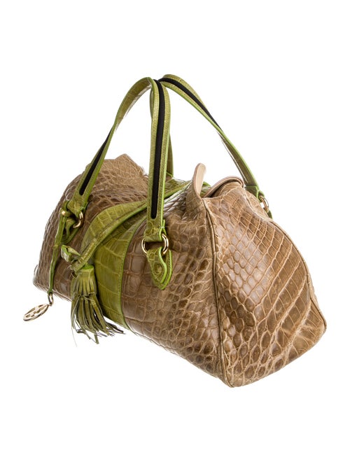 Giorgio Armani Leather Top Handle Bag