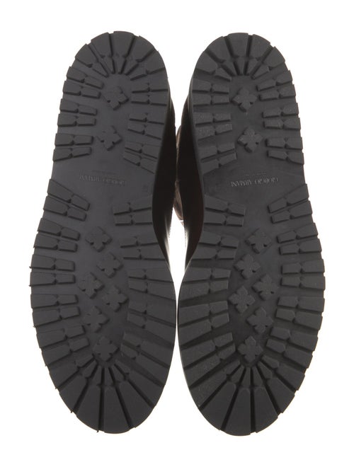 Giorgio Armani Leather Chelsea Boots w/ Tags