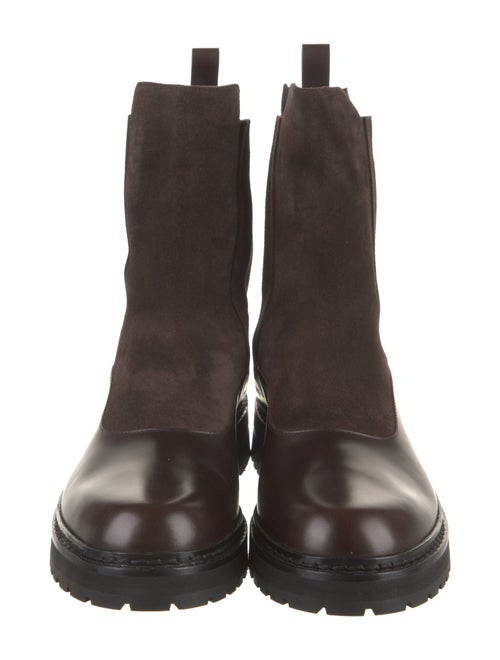 Giorgio Armani Suede Chelsea Boots w/ Tags