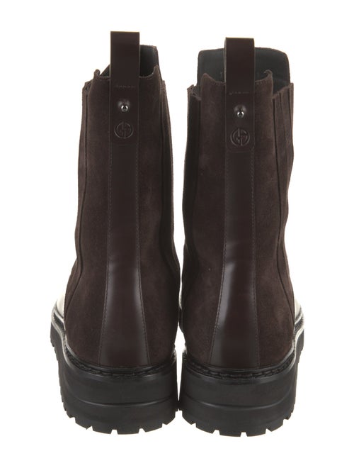 Giorgio Armani Suede Chelsea Boots w/ Tags