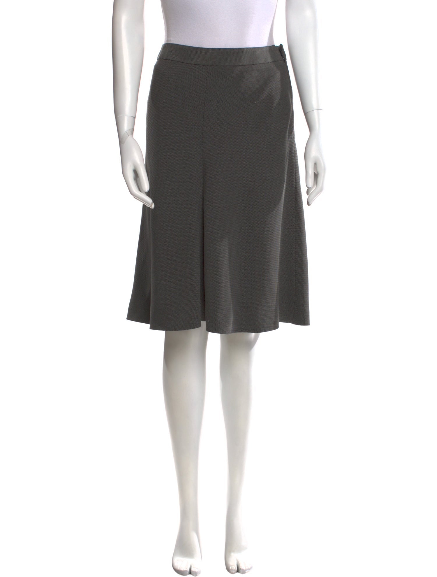 Giorgio Armani Virgin Wool Knee-Length Skirt