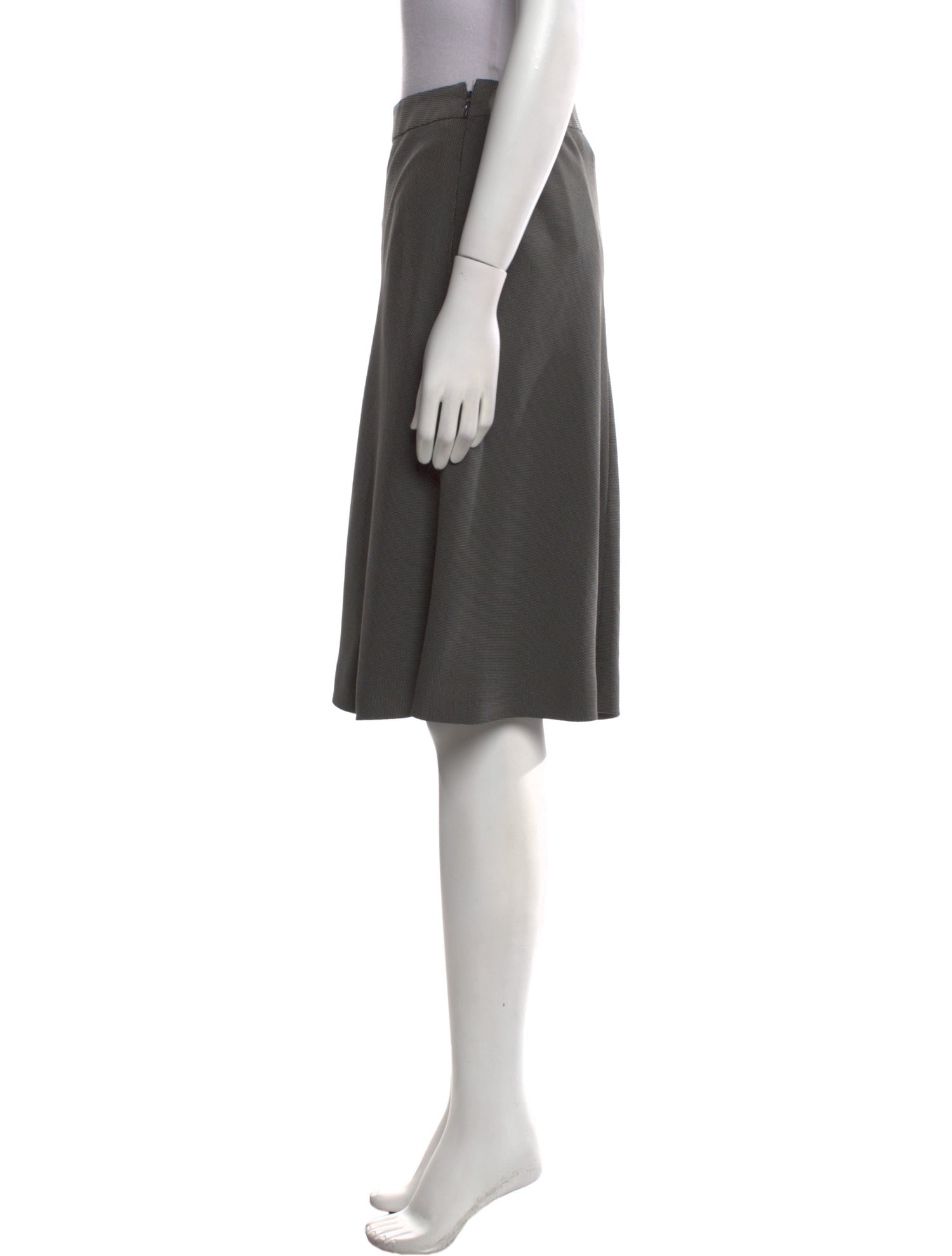 Giorgio Armani Virgin Wool Knee-Length Skirt