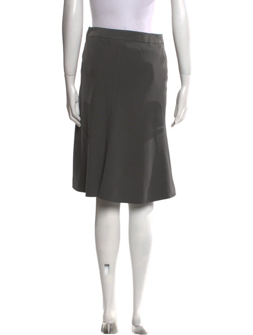 Giorgio Armani Virgin Wool Knee-Length Skirt