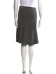 Giorgio Armani Virgin Wool Knee-Length Skirt