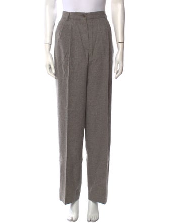 Giorgio Armani Virgin Wool Wide Leg Pants