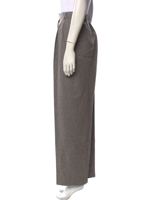 Giorgio Armani Virgin Wool Wide Leg Pants