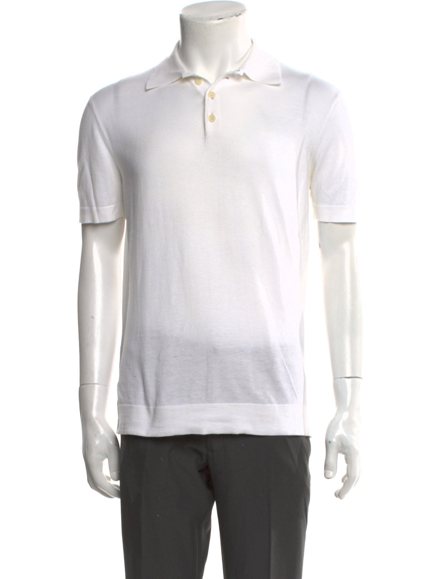 Giorgio Armani Collar Short Sleeve Polo Shirt