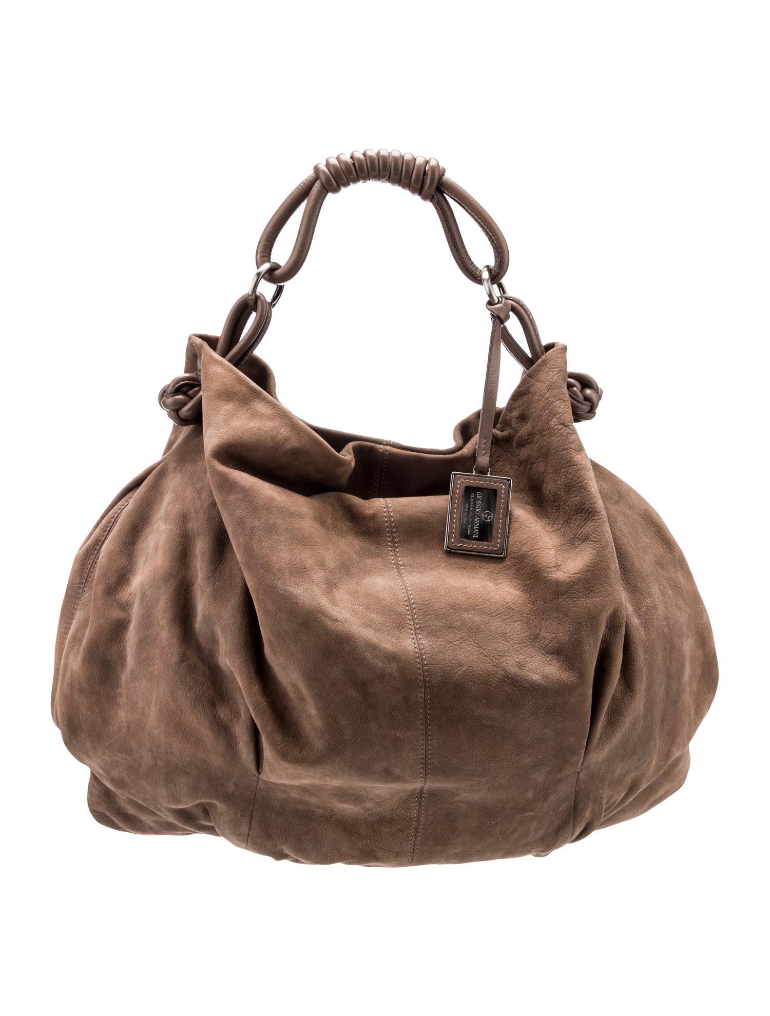 Giorgio Armani Suede Hobo