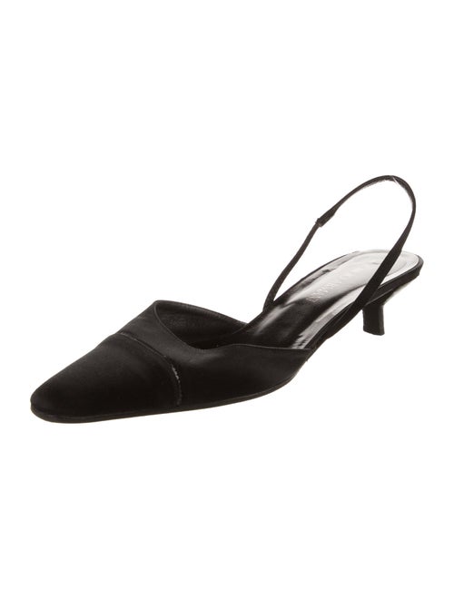 Giorgio Armani Satin Slingback Pumps
