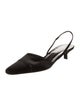 Giorgio Armani Satin Slingback Pumps
