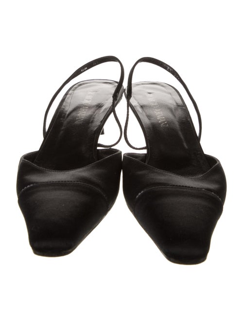 Giorgio Armani Satin Slingback Pumps