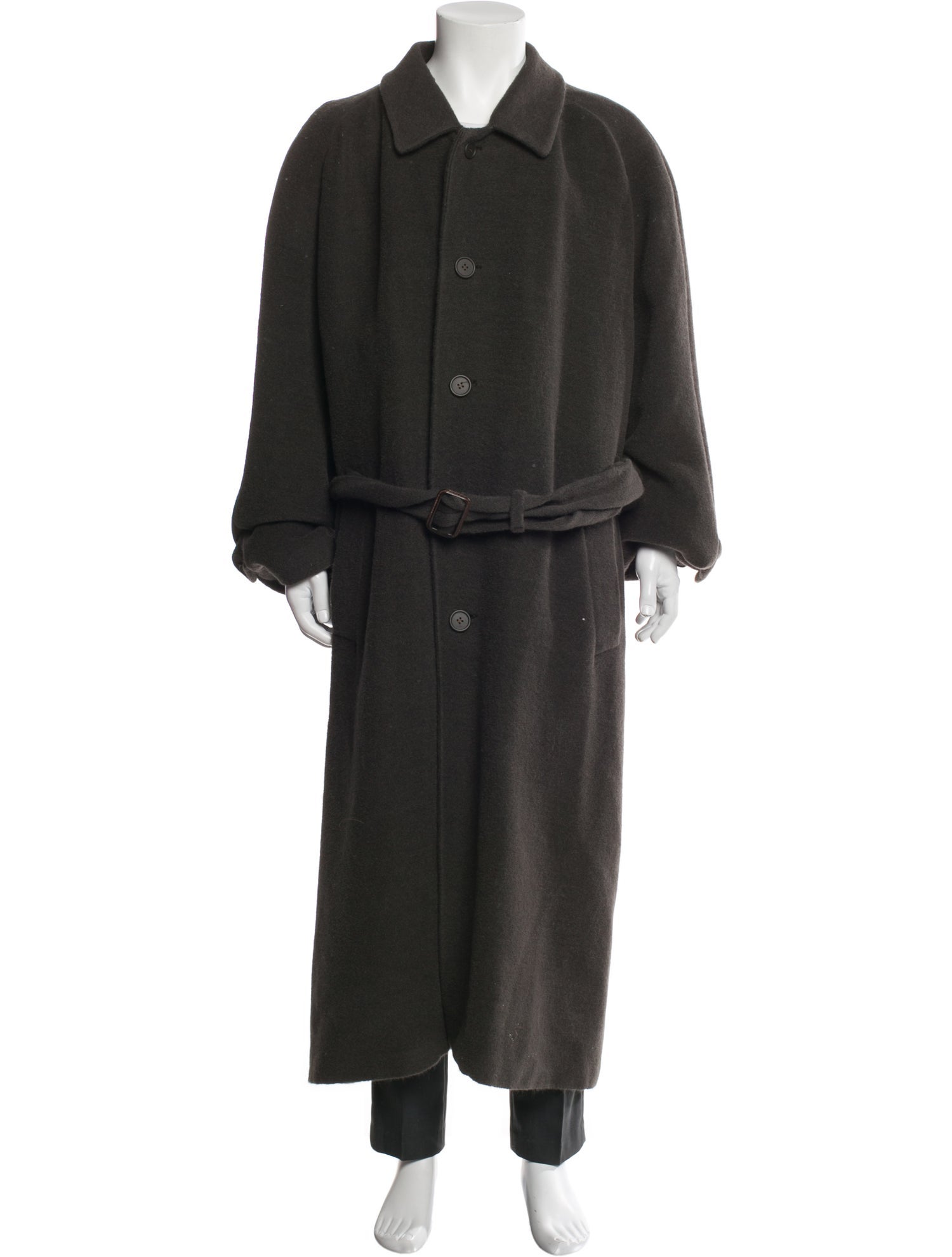 Giorgio Armani Alpaca Trench Coat
