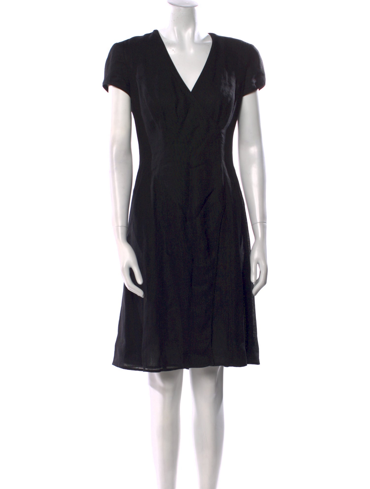 Giorgio Armani V-Neck Mini Dress