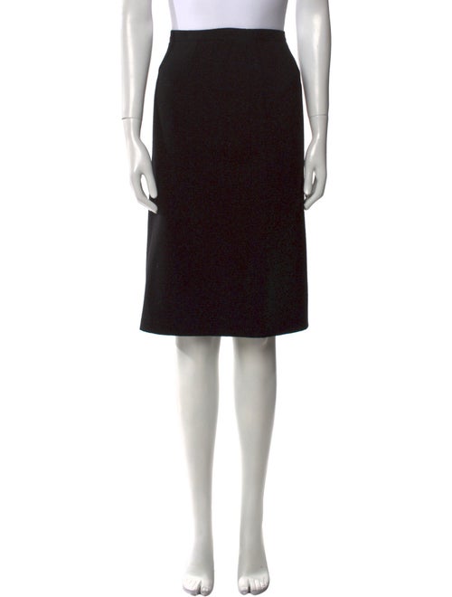 Giorgio Armani Virgin Wool Knee-Length Skirt
