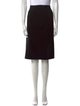 Giorgio Armani Virgin Wool Knee-Length Skirt